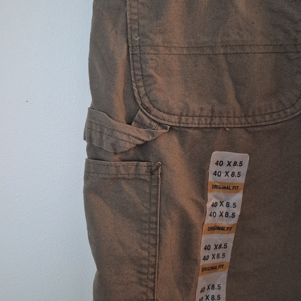 NWT Carhartt Canvas Cellphone Shorts Carpenter Utility Workwear Size 40 - Picture 6 of 9
